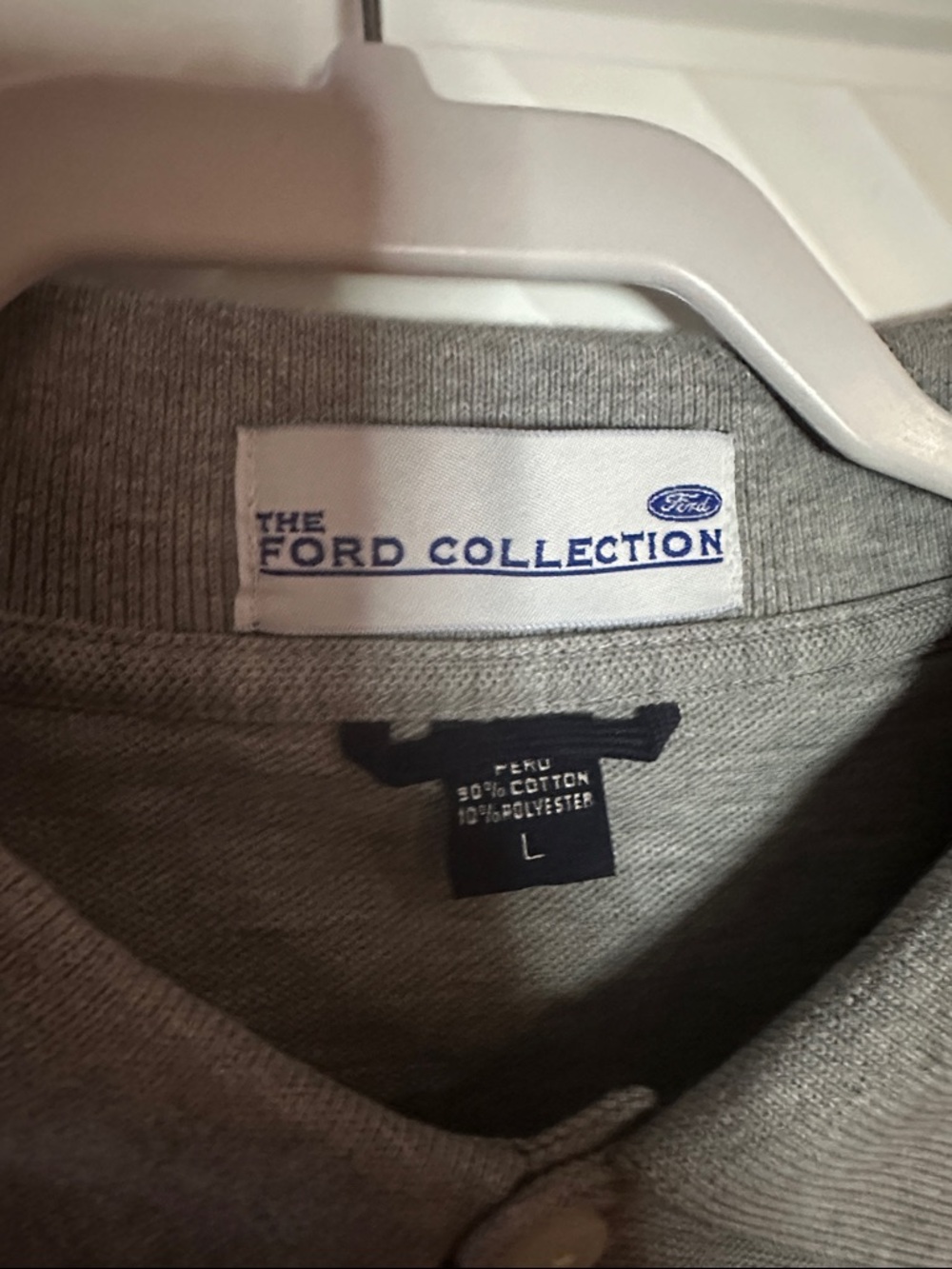Ford Gray Polo with Racing Patch - Picture 2 of 5